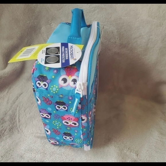 Owls insulated Lunch Bag includes container, ice pack, and bottle - Picture 4 of 10